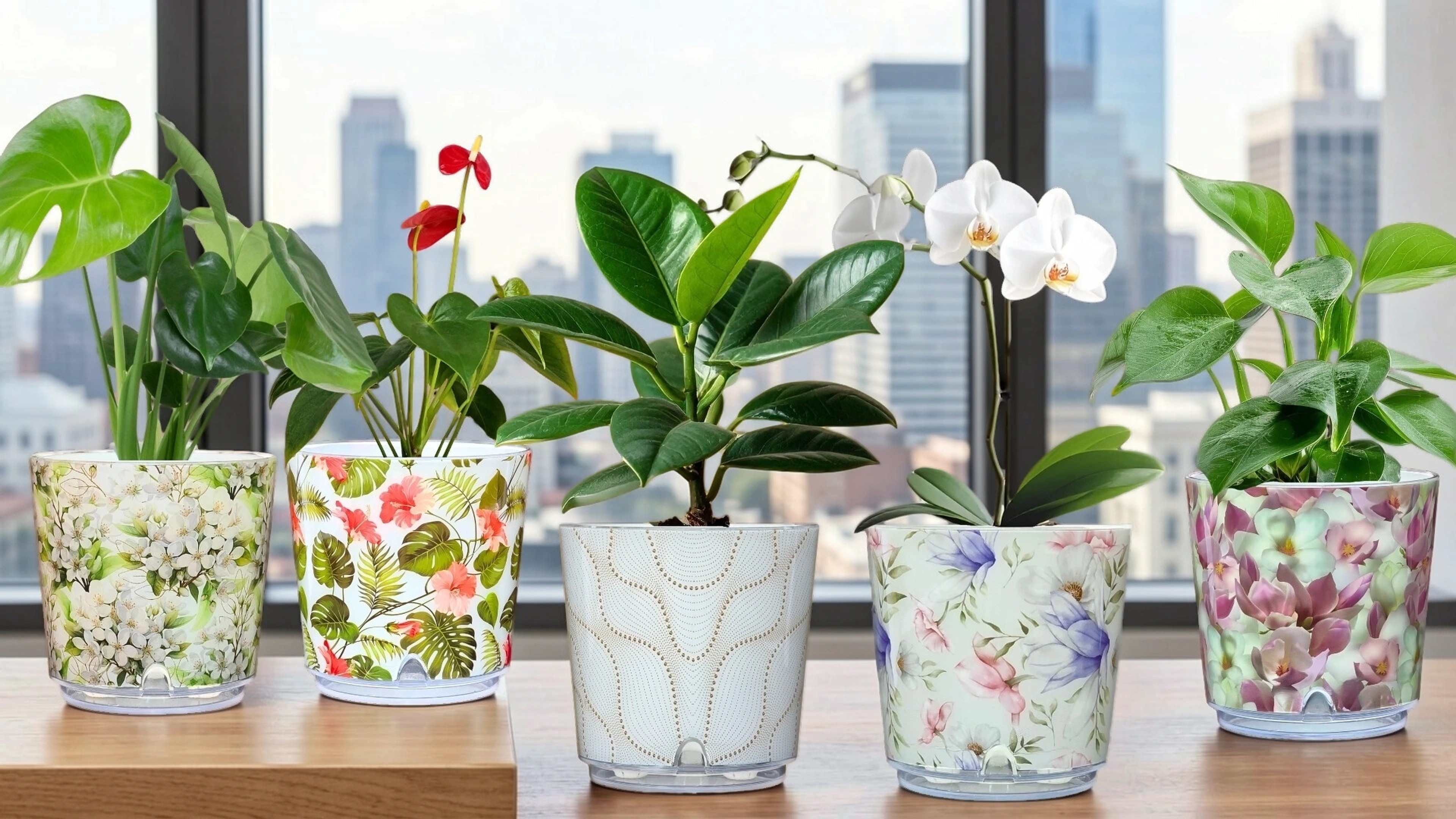 ELVE planter styled in a sunlit interior